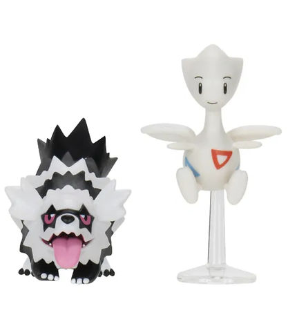 Pokémon Figurer - 2-pak - Battle Figure - Zigzagoon & Togetic Pokémon Figurer - 2-pak - Battle Figure - Zigzagoon & Togetic