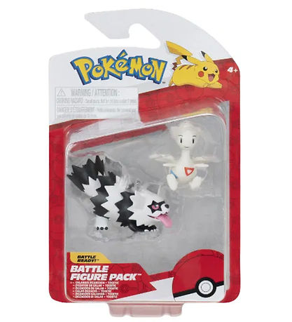 Pokémon Figurer - 2-pak - Battle Figure - Zigzagoon & Togetic