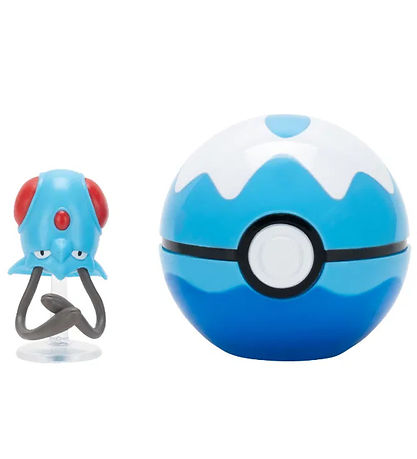 Pokémon Figur - Clip 'N' Go - Tentacool m. Dive Ball Pokémon Figur - Clip 'N' Go - Tentacool m. Dive Ball