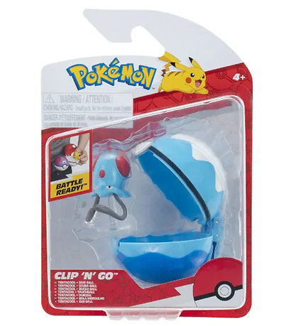 Pokémon Figur - Clip 'N' Go - Tentacool m. Dive Ball Pokémon Figur - Clip 'N' Go - Tentacool m. Dive Ball