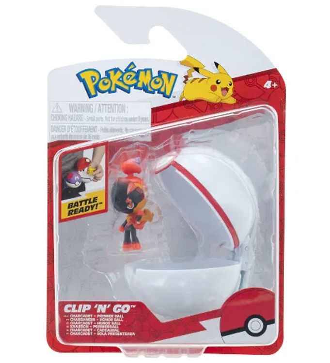 Pokémon Figur - Clip 'N' Go - Charcadet m. Premier Ball