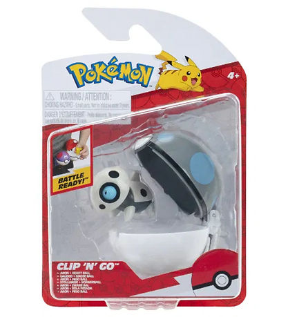 Pokémon Figur - Clip 'N' Go - Aron m. Heavy Ball Pokémon Figur - Clip 'N' Go - Aron m. Heavy Ball