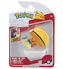 Pokémon Figur - Clip 'N' Go - Cyndaquil m. Level Ball Pokémon Figur - Clip 'N' Go - Cyndaquil m. Level Ball