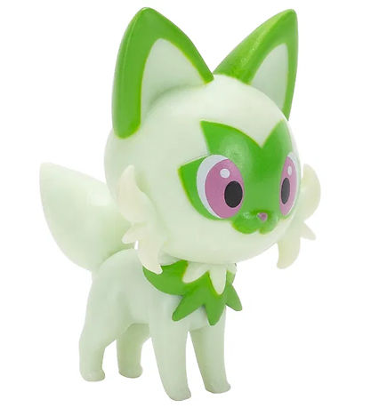 Pokémon Figur - Clip 'N' Go - Sprigatito m. Repeat Ball
