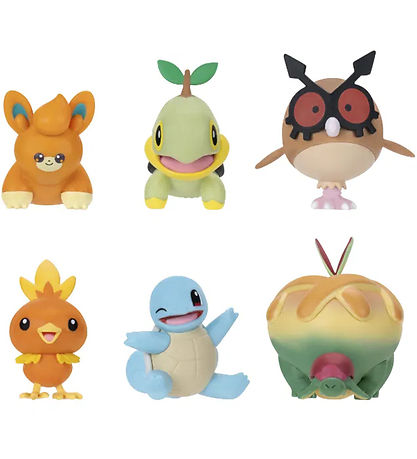 Pokémon Figurer - 6-pak - Battle Figure Multipack