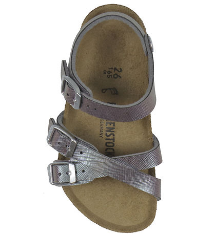 Birkenstock Sandaler - Kumba - Saffiano Iridescent Viola Birkenstock Sandaler - Kumba - Saffiano Iridescent Viola