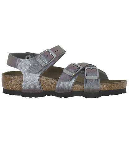 Birkenstock Sandaler - Kumba - Saffiano Iridescent Viola Birkenstock Sandaler - Kumba - Saffiano Iridescent Viola
