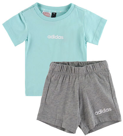 adidas Performance Shortssæt - I Lin - Seflaq/White adidas Performance Shortssæt - I Lin - Seflaq/White