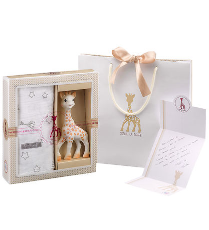 Sophie la Girafe Gaveæske - Bidering/Stofble Sophie la Girafe Gaveæske - Bidering/Stofble