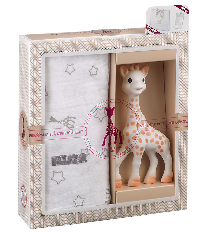 Sophie la Girafe Gaveæske - Bidering/Stofble