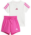 adidas Performance Shortssæt - I 3S - White/Selufu adidas Performance Shortssæt - I 3S - White/Selufu
