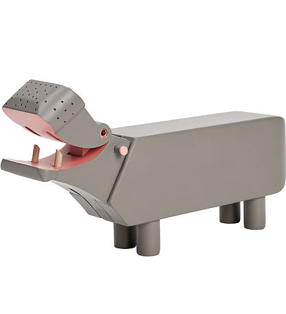 Kay Bojesen Træfigur - Flodhest - 19 cm - Grå Kay Bojesen Træfigur - Flodhest - 19 cm - Grå