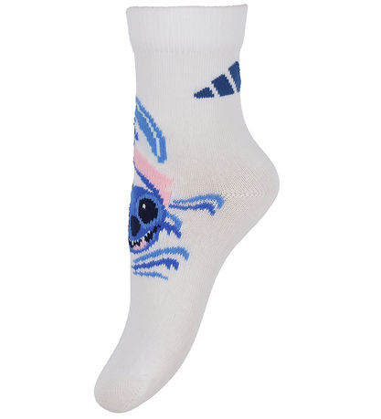 adidas Performance Strømper - 3-pak - LK DY LS - White/Ltblue/Se adidas Performance Strømper - 3-pak - LK DY LS - White/Ltblue/Se