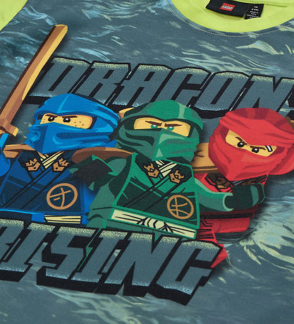LEGO® Ninjago T-shirt - LwTaffy 302 - Lysegrøn m. Print