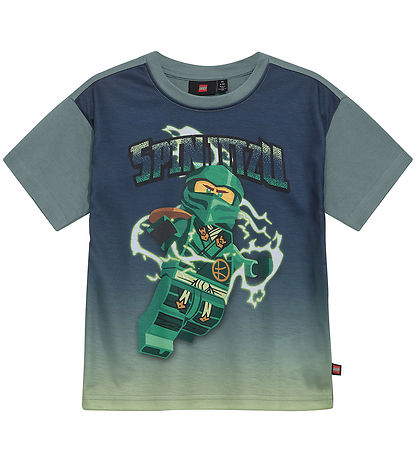 LEGO® Ninjago T-shirt - LwTaffy 307 - Lysegrøn m. Print