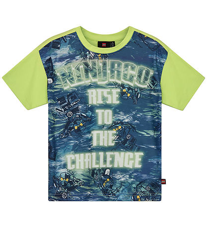 LEGO® Ninjago T-shirt - LwTaffy 308 - Lysegrøn m. Print LEGO® Ninjago T-shirt - LwTaffy 308 - Lysegrøn m. Print