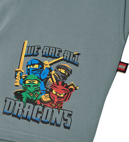 LEGO® Ninjago Shorts - LwPasi 303 - Lysegrøn m. Print LEGO® Ninjago Shorts - LwPasi 303 - Lysegrøn m. Print