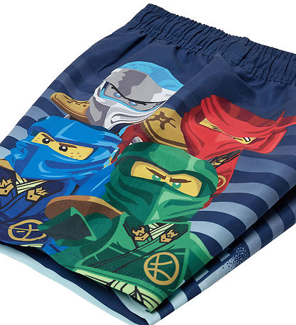 LEGO® Ninjago Badeshorts - LwAgan 305 - Mørkeblå m. Print