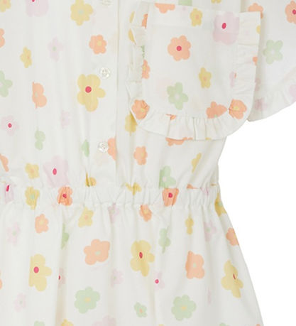 Emporio Armani Kjole - Hvid m. Blomster