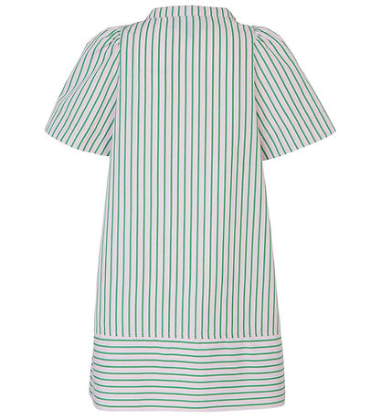 Emporio Armani Kjole - Rosa/Grønstribet