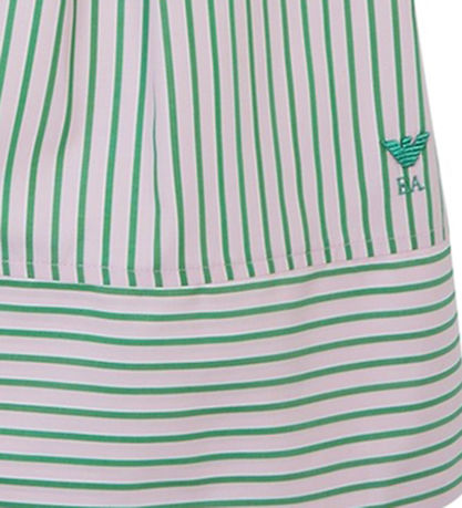 Emporio Armani Kjole - Rosa/Grønstribet