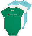 Champion Body k/æ - 3-pak - Grøn/Blå/Hvid Champion Body k/æ - 3-pak - Grøn/Blå/Hvid