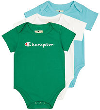 Champion Body k/æ - 3-pak - Grøn/Blå/Hvid Champion Body k/æ - 3-pak - Grøn/Blå/Hvid