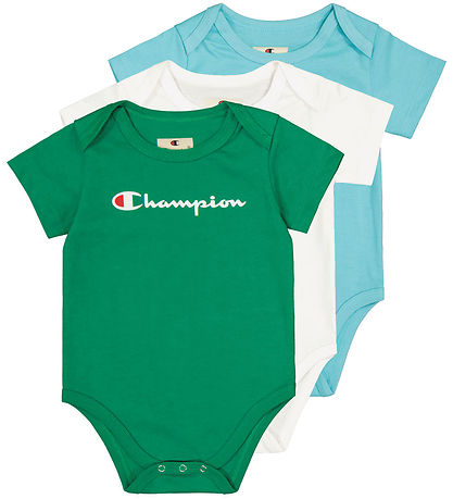 Champion Body k/æ - 3-pak - Grøn/Blå/Hvid Champion Body k/æ - 3-pak - Grøn/Blå/Hvid