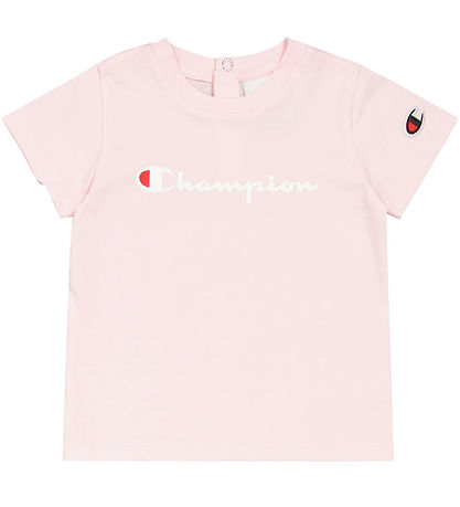 Champion Sæt - T-shirt/Shorts - Pink/Navy Champion Sæt - T-shirt/Shorts - Pink/Navy