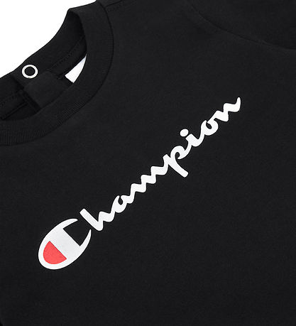 Champion Sæt - T-shirt/Shorts - Sort