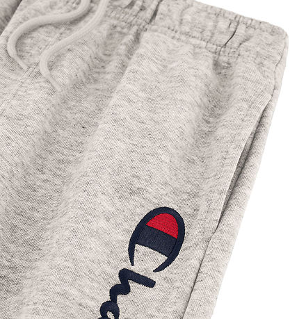 Champion Shorts - Grey Melange w. Logo