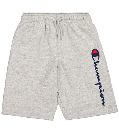 Champion Shorts - Grey Melange w. Logo