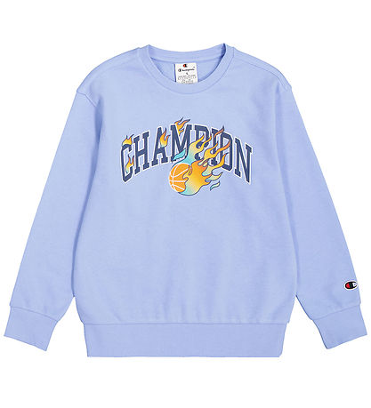 Champion Sweatshirt - Blå m. Logo