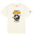 Champion T-shirt - Off White/Orange Champion T-shirt - Off White/Orange