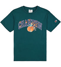 Champion T-shirt - Grøn m. Logo Champion T-shirt - Grøn m. Logo
