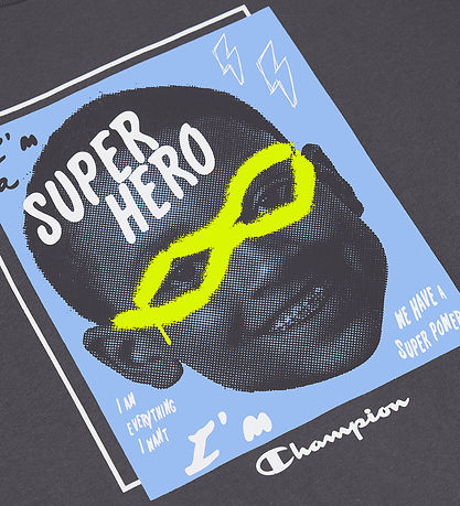 Champion T-shirt - Grå/Super Hero Champion T-shirt - Grå/Super Hero