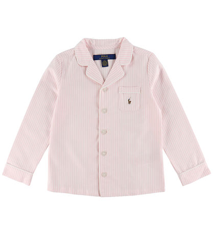 Polo Ralph Lauren Nattøj - Oxford - Bath Pink/White Striped Polo Ralph Lauren Nattøj - Oxford - Bath Pink/White Striped
