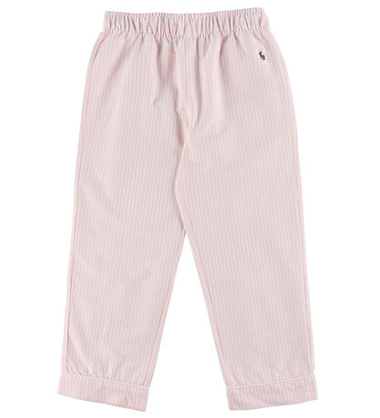 Polo Ralph Lauren Nattøj - Oxford - Bath Pink/White Striped