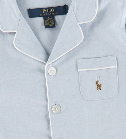 Polo Ralph Lauren Nattøj - Oxford - Polo Blue Hyacinth