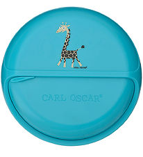 Carl Oscar Snackboks - MiniDisc - 12 cm - Turkis m. Giraf Carl Oscar Snackboks - MiniDisc - 12 cm - Turkis m. Giraf