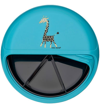 Carl Oscar Snackboks - MiniDisc - 12 cm - Turkis m. Giraf