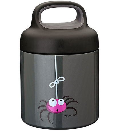 Carl Oscar Termomadkasse - 0,3 L - TEMP LunchJar - Grå m. Edderk