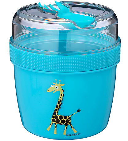Carl Oscar Snackboks m. Køleelement - N'ice Cup L - Turkis m. Gi Carl Oscar Snackboks m. Køleelement - N'ice Cup L - Turkis m. Gi