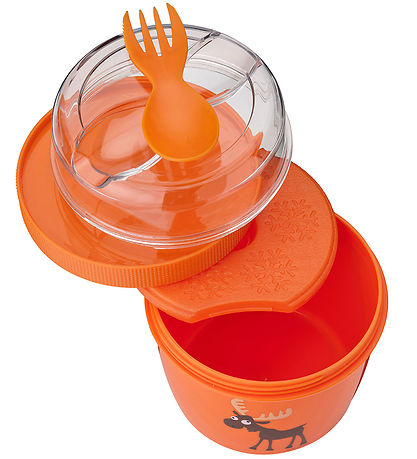 Carl Oscar Snackboks m. Køleelement - N'ice Cup - Orange m. Elg Carl Oscar Snackboks m. Køleelement - N'ice Cup - Orange m. Elg