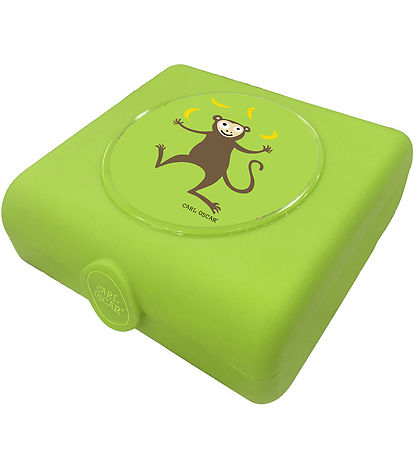Carl Oscar Sandwichboks - 14,5 cm - Lime m. Abe Carl Oscar Sandwichboks - 14,5 cm - Lime m. Abe