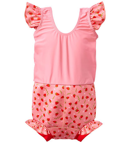 Splash About Blebadedragt - Happy Nappy Costume - Strawberry Fie Splash About Blebadedragt - Happy Nappy Costume - Strawberry Fie