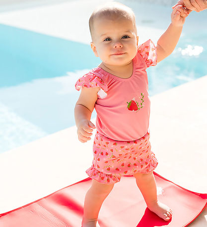 Splash About Blebadedragt - Happy Nappy Costume - Strawberry Fie Splash About Blebadedragt - Happy Nappy Costume - Strawberry Fie