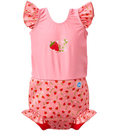 Splash About Blebadedragt - Happy Nappy Costume - Strawberry Fie Splash About Blebadedragt - Happy Nappy Costume - Strawberry Fie