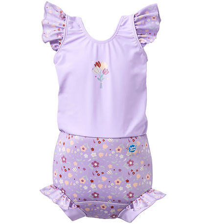 Splash About Blebadedragt - Happy Nappy Costume - Lilac Spring Splash About Blebadedragt - Happy Nappy Costume - Lilac Spring