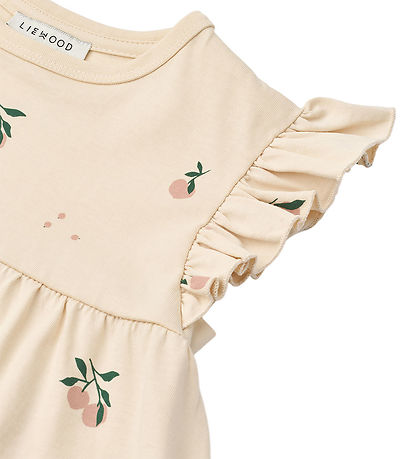 Liewood Kjole - Neveah - Peach / Sea shell Liewood Kjole - Neveah - Peach / Sea shell